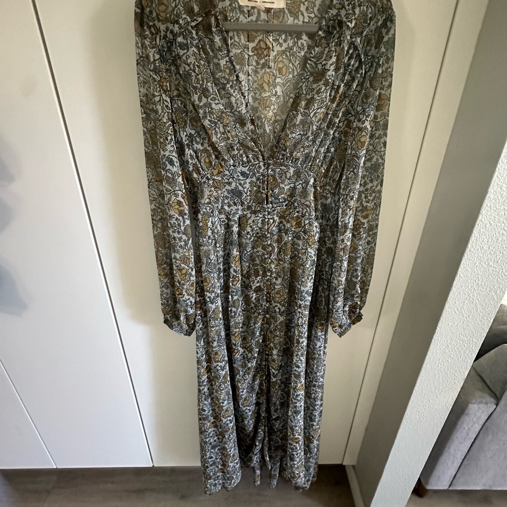Free People Women's Maxi Dress Size XS and Necklace